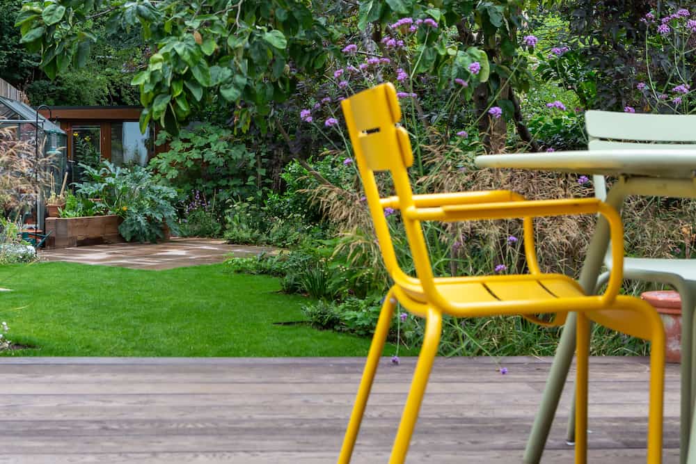 long back garden highgate decking
