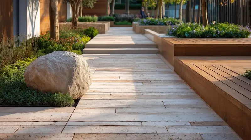 Garden Design Trends 2026 Textured Garden Materials