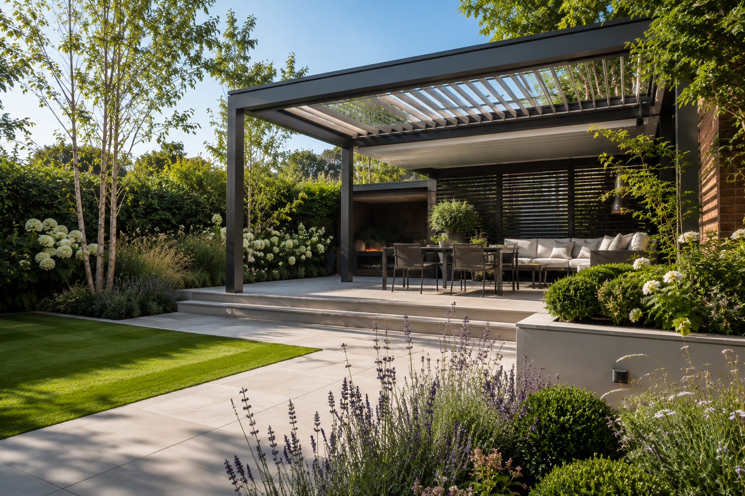 smart garden pergola